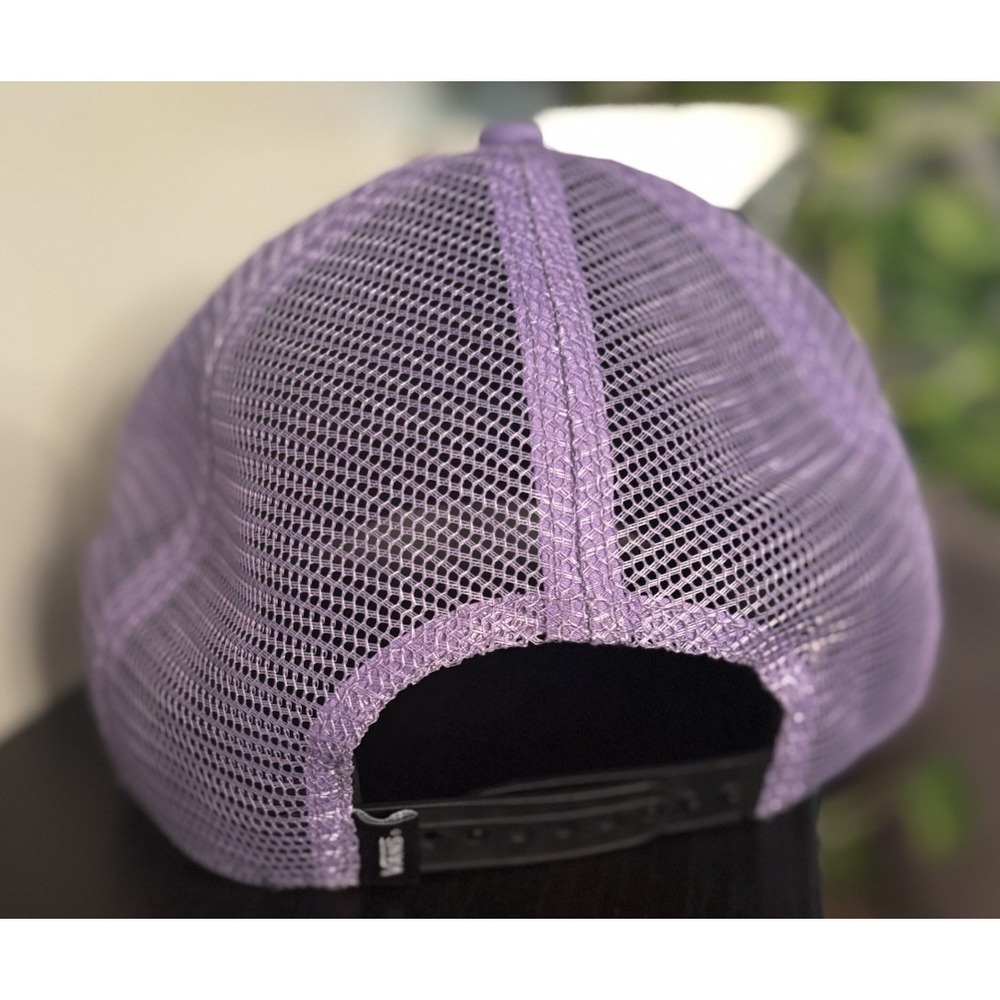 VANS OFF THE WALL Men's Trucker Hat Cap Snapback Patch Mesh - Picture 3 of 7